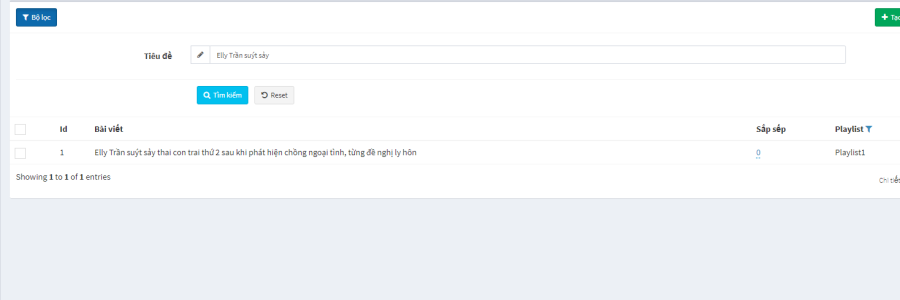 XÂY DỰNG TRANG QUẢN TRỊ LARAVEL 9 VỚI LARAVEL-ADMIN BẰNG DEMO 1 TRANG BLOG CÁ NHÂN PHẦN 9 : Filter với dữ liệu chưa từng có trong các collum