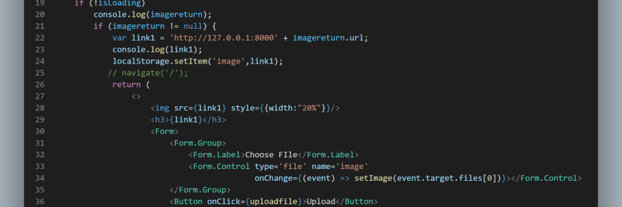 React axios  upload Image